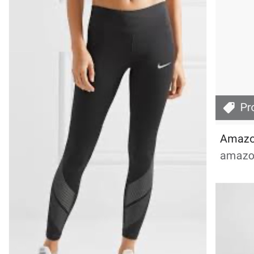 Nike Power Drifit Black Workout Leggings NEW Small